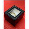 Image 3 : Ladies 14K GP coated 1.1 Carat Brilliant Cut Solitaire Engagement ring NEW in gift box SZ 7