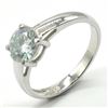 Image 1 : Silver Moissanite (Round 7.5 Mm)(3.3ct) Rhodium Plated Test And Looks Better Than Diamond Mens Ring 