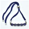 Image 3 : Silver Iolite(5.2ct) Rhodium Plated Thread Bracelet Bracelet (~weight 5.2g), Suggested Retail Value 