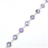 Image 2 : Silver Amethyst(7.1ct) Bracelet (~weight 7.1g), Suggested Retail Value $400