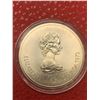 Image 2 : Canada Mint Issued 1976 Olympics $10.00 Silver Coin( 1.44 Troy Ounce) series 1 92.5% Pure Silver