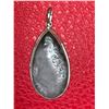 Image 2 : Dendrite Rare Gemstone and .925 Silver Pendant large stone NEW