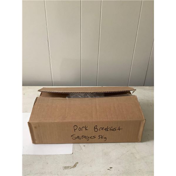 Case of Frozen Pork Breakfast Sausages (5kg)