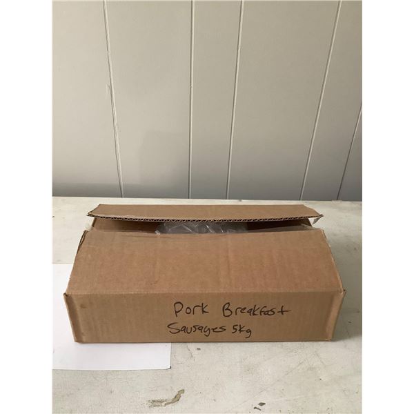 Case of Frozen Pork Breakfast Sausages (5kg)