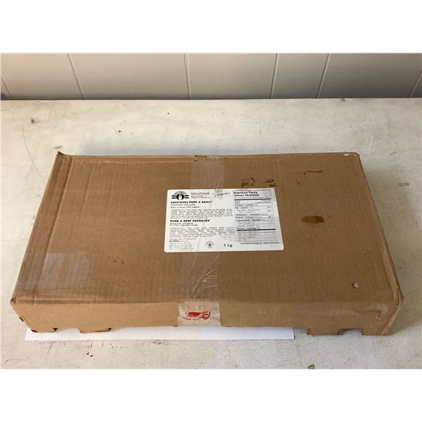 Case of Frozen Olymel Pork and Beef Sausages (5kg)