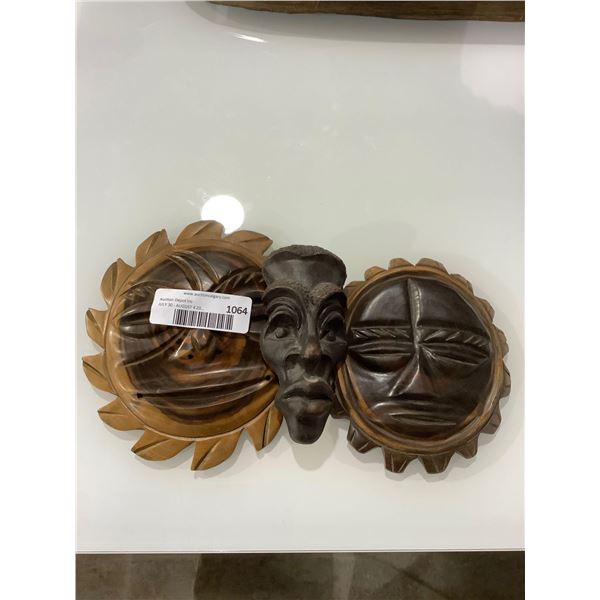 Wooden Decorative Carving Lot of 3