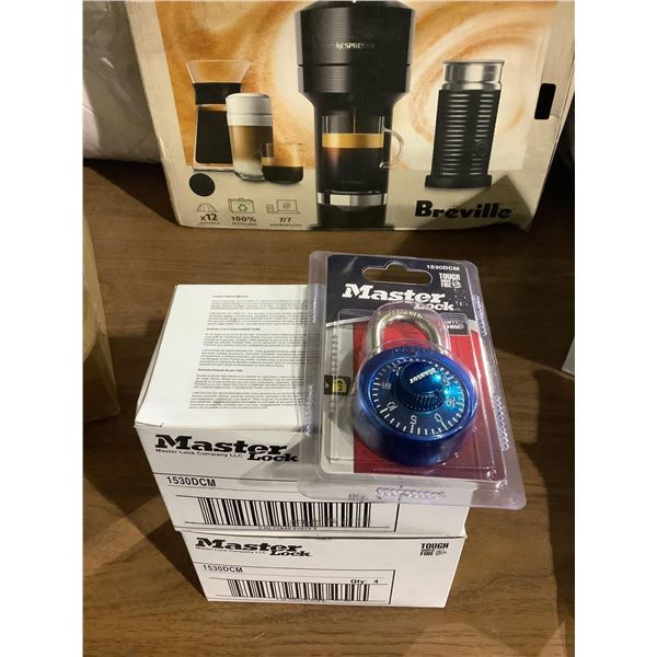 Case of 4 Master Lock Combination Locks Lot of 2 - Model: 1530DCM