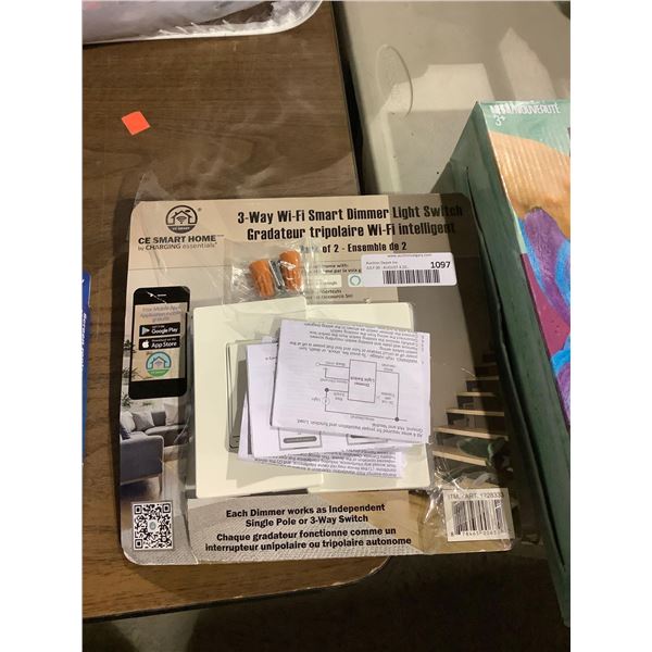 CE Smart Home 3-Way Wi-Fi Smart Dimmer Light Switch