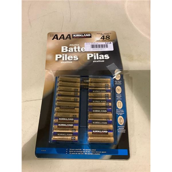 Kirkland ~48 AAA Batteries