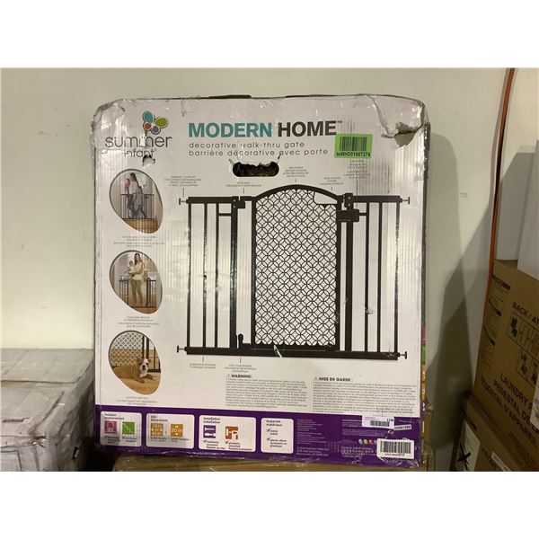 Summer Infant Modern Home Decorative Walk-Thru Gate (28in - 42in)