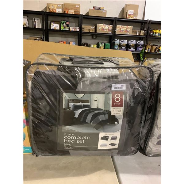 Hallmart Daniel 8-Piece King Size Bed Set