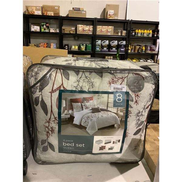 Hallmart Jovina 8-Piece Queen Size Bed Set