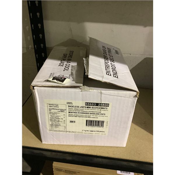Case of Shoeless Joe's Mini Scotch Mints (2.7kg)