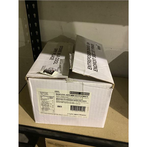 Case of Shoeless Joe's Mini Scotch Mints (2.7kg)