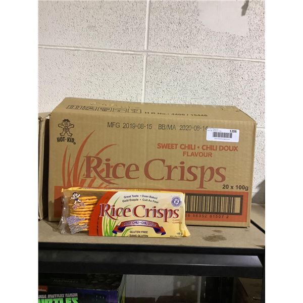 Case of Rice Crisps Sweet Chili (20 x 100g)