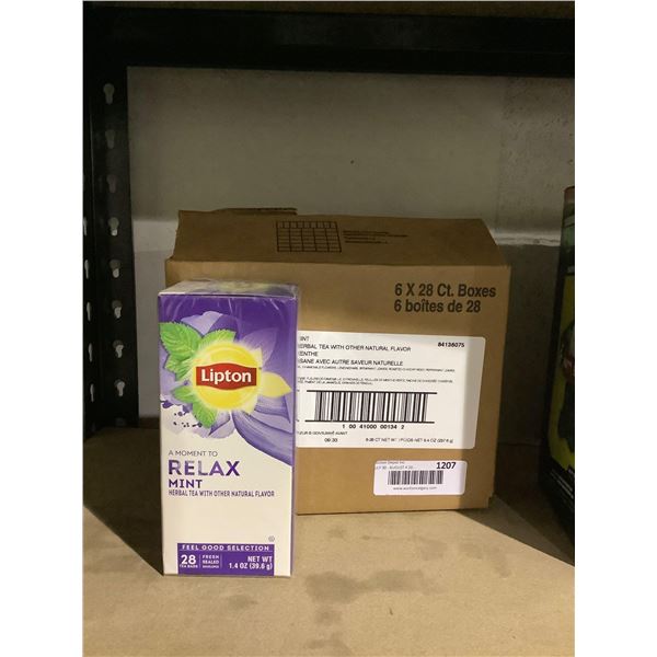 Case of Lipton Mint Herbal Tea (6 x 39.6g)