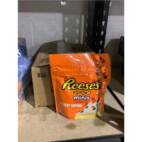 Case of Reese's Pieces Minis Dessert Topping (6 x 141g)