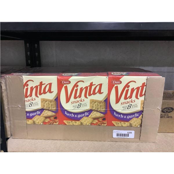 Case of Vinta Herb and Garlic Crackers (12 x 200g)
