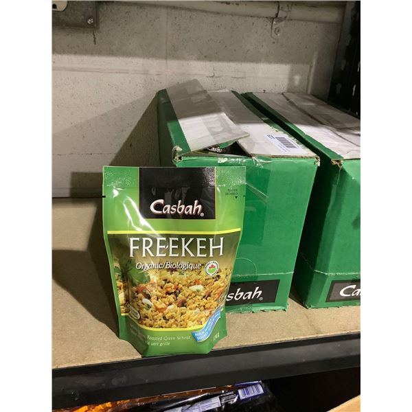 Case of Casbah Freekeh Organic Whole Grain Roasted Green Wheat (8 x 174g)
