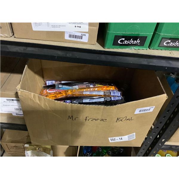 Case of Mr Freeze Jumbo Freeze Pops