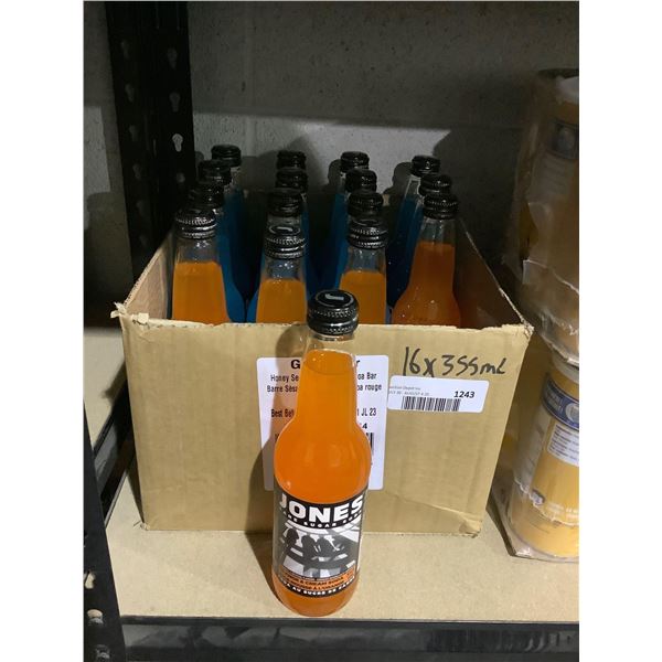 Case of Jones Soda Assorted Flavors (16 x 355mL)