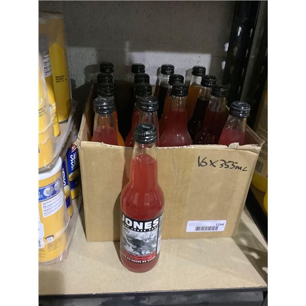 Case of Jones Soda Assorted Flavors (16 x 355mL)