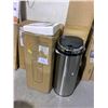 Image 1 : iTouchless 13 Gallon Round Sensor Trash Can