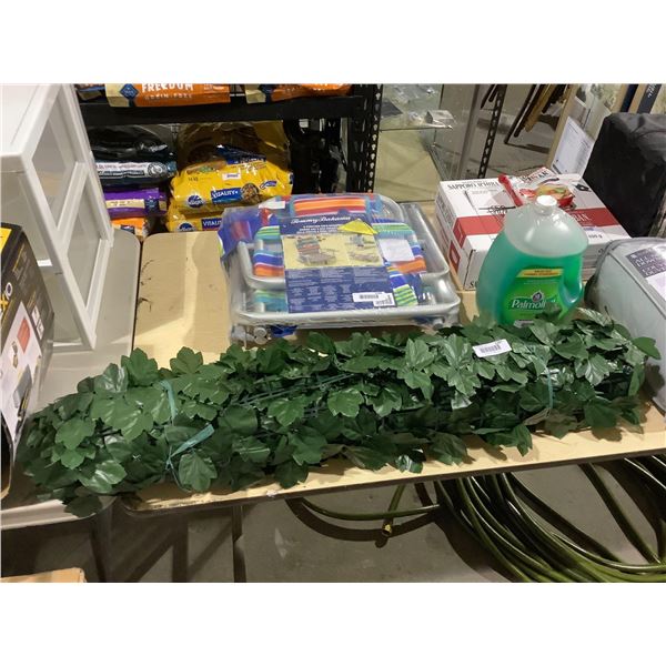 Artificial Green Leaf Barrier Fence