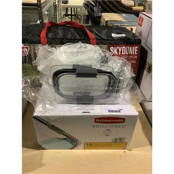 Rubbermaid Brilliance Food Storage Container Set