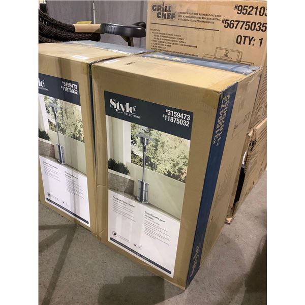 Style Selections Outdoor Patio Heater (32.2in x 32.2in x 90.5in)