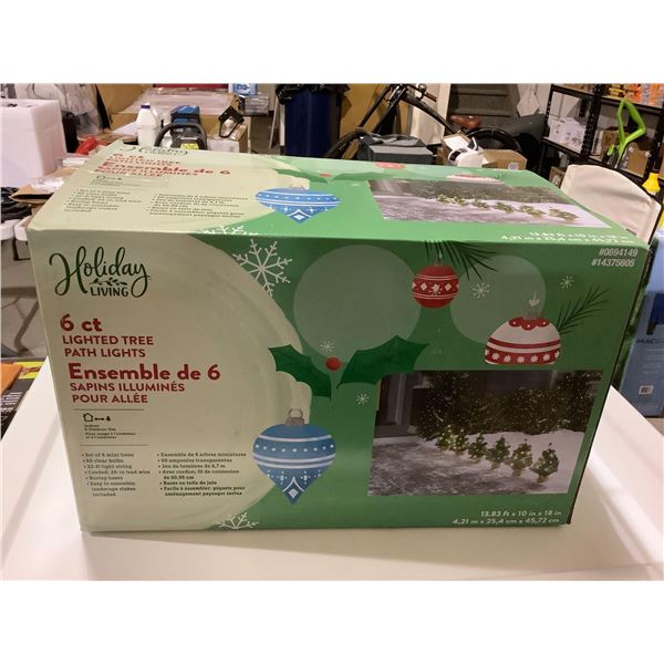 Holiday Living 6ct Lighted Tree Path Lights