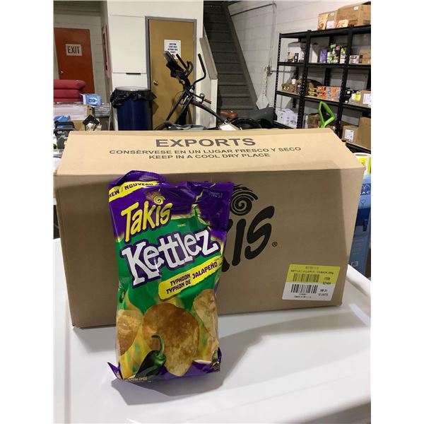 Case of Takis Kettlez Typhoon Jalapeno Chips (10 x 200g)
