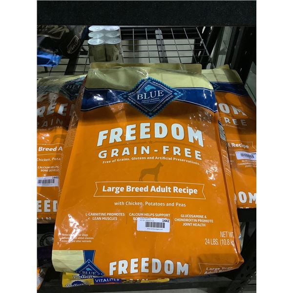 Blue Buffalo Grain Free Large Breed Adult Dog Food (10.8kg)