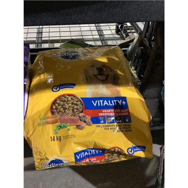 Pedigree Vitality Plus Hearty Beef Recipe Adult Dog Food (14kg)