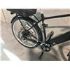 Image 3 : BLACK DELSOL LXI 1.0 8 SPEED, 21" FRAME, DISC BRAKES, FRONT SUSPENSION ELECTRIC BIKE - NO CHARGER
