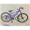 Image 2 : PURPLE  NO NAME, 19 SPEED, 21" FRAME, FRONT SUSPENSION, DISC BRAKES MOUNTAIN BIKE - NO FRONT BRAKES