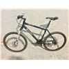 Image 1 : BLACK BRODIE 24 SPEED, 17" FRAME, DISC BRAKES, FRONT SUSPENSION MOUNTAIN BIKE - MISSING PEDAL