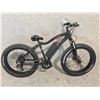 Image 2 : BLACK DJ BIKES 7 SPEED, 19" FRAME, FRONT SUSPENSION, DISC BRAKES ELECTRIC BIKE - NO KEYS NO CHARGER