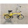 Image 2 : YELLOW OYAMA SINGLE SPEED FOLDING BIKE