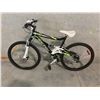 Image 1 : BLACK RALEIGH TORA 21 SPEED, 20" FRAME, FULL SUSPENSION MOUNTAIN BIKE