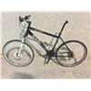 Image 1 : BLACK BRODIE 24 SPEED FRONT SUSPENSION MOUNTAIN BIKE - NO PEDALS, SEAT OR BRAKES