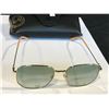 Image 2 : GOLD GUCCI SUNGLASSES WITH RAYBAN CASE