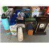 Image 2 : LOT OF HOUSEHOLD ITEMS INCLUDING TOASTER OVEN, HAIR PRODUCT, WATER BOTTLES,