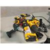 Image 1 : LOT OF MISC. CORDLESS AND CORDED HAND TOOLS INCLUDING RECIPROCATING SAWS AND GRINDER