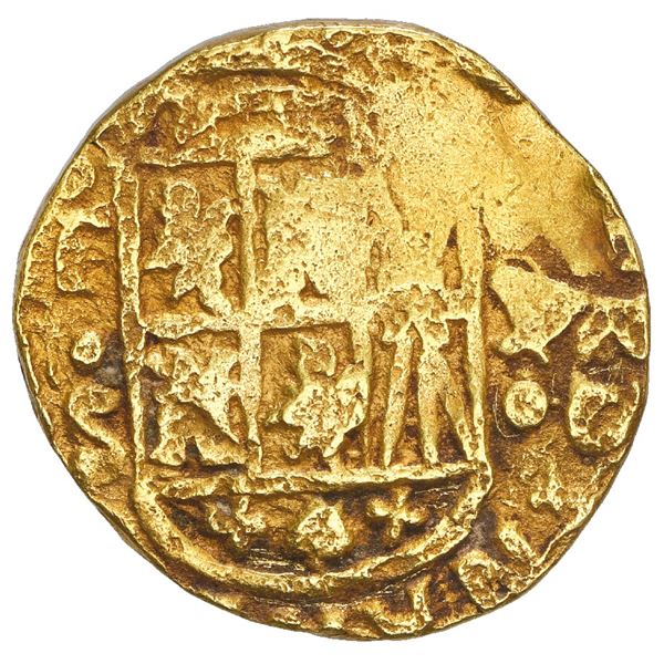 Bogota, Colombia, cob 4 escudos, 1751, assayer S above denomination 4 to right, mintmark FS to left,