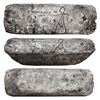 Image 1 : Large silver bar #491 made in Oruro, 81 lb 6.56 oz troy, 2380/2400 fine (99.17%), Class Factor 0.9, 