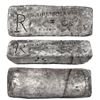 Image 1 : Medium silver bar #603 made in Potosi, 57 lb 4.00 oz troy, 2300/2400 fine (95.83%), Class Factor 1.0