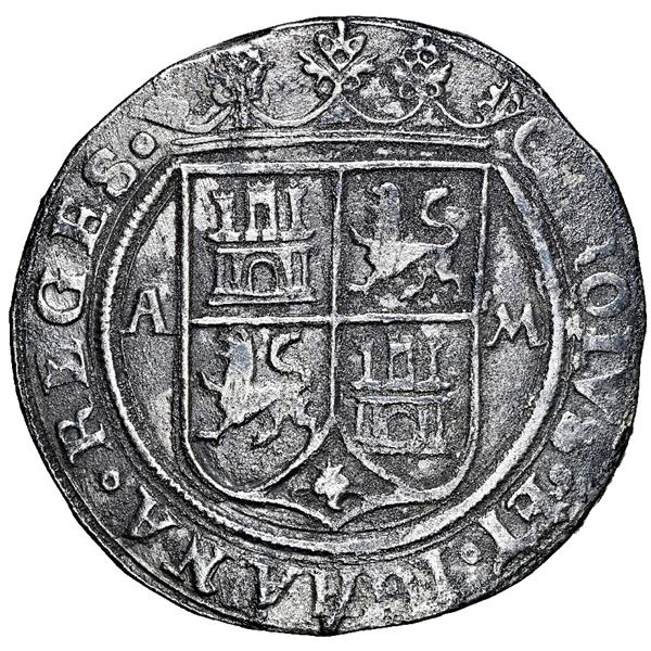 Mexico City, Mexico, 4 reales, Charles-Joanna, "Late Series," assayer A to left, mintmark M to right