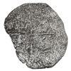 Image 2 : Potosi, Bolivia, cob 8 reales, Philip III, assayer Q, Grade 2.