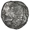 Image 1 : Potosi, Bolivia, cob 8 reales, Philip III, assayer M, Grade 3 (estimated), no Grade on certificate.